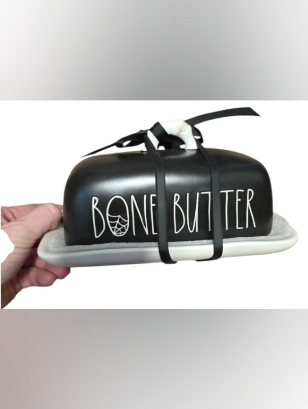 Rae Dunn Bone Butter NWT Butter Dish Halloween